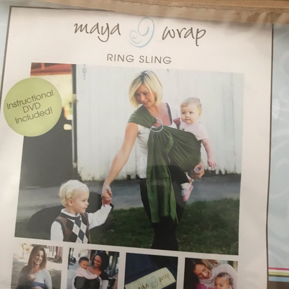 Maya wrap ring sling slate gray